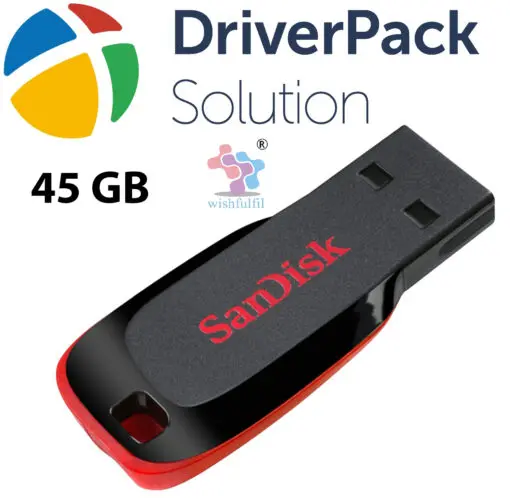 Driver Pack Solution Offline [17.10.14] 45 GB USB Flash Drive Update Drivers