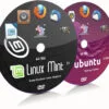 Linux Mint 21 Cinnamon and Ubuntu 22.04.1 GNOME 64 Bit Live Bootable DVD