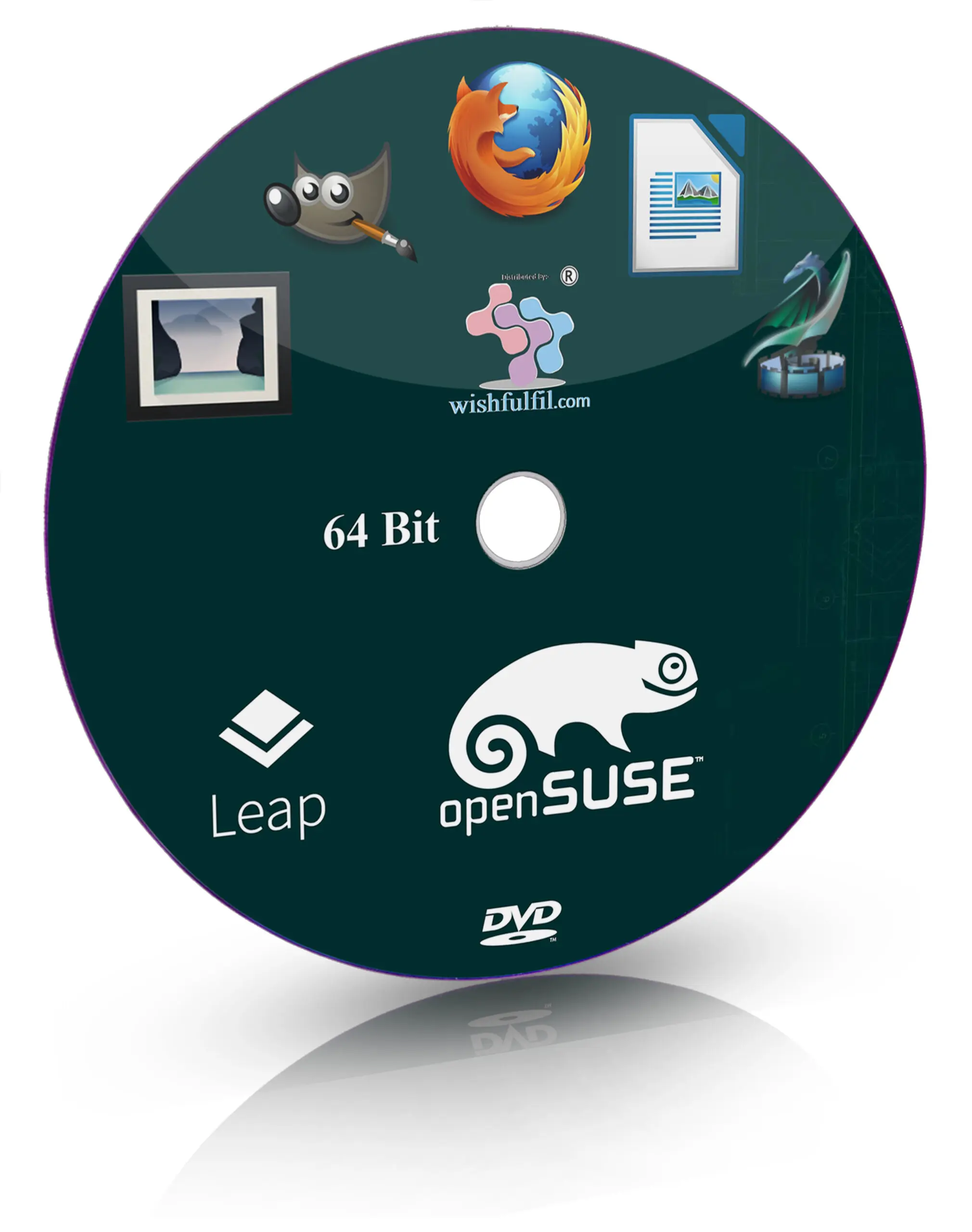 openSUSE Leap 16 KDE, GNOME 64 Bit Bootable Installation DVD