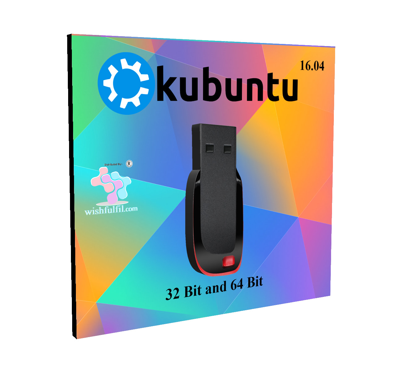 Fredag klodset virtuel Buy Kubuntu 16.04.6 KDE Plasma 32 Bit and 64 Bit Live Bootable 16GB USB Pen  Drive - Wishfulfil.com - Buy Linux CDs, DVDs, USB Flash Drives, Books,  Software Repositories - Your source for open source.