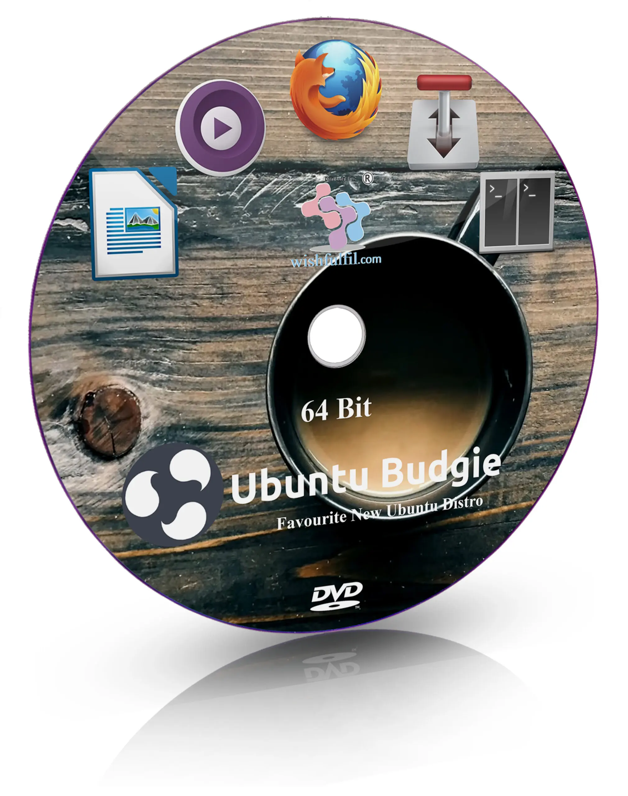 Ubuntu Budgie 26.04 Budgie 64 Bit Live Bootable Installation DVD