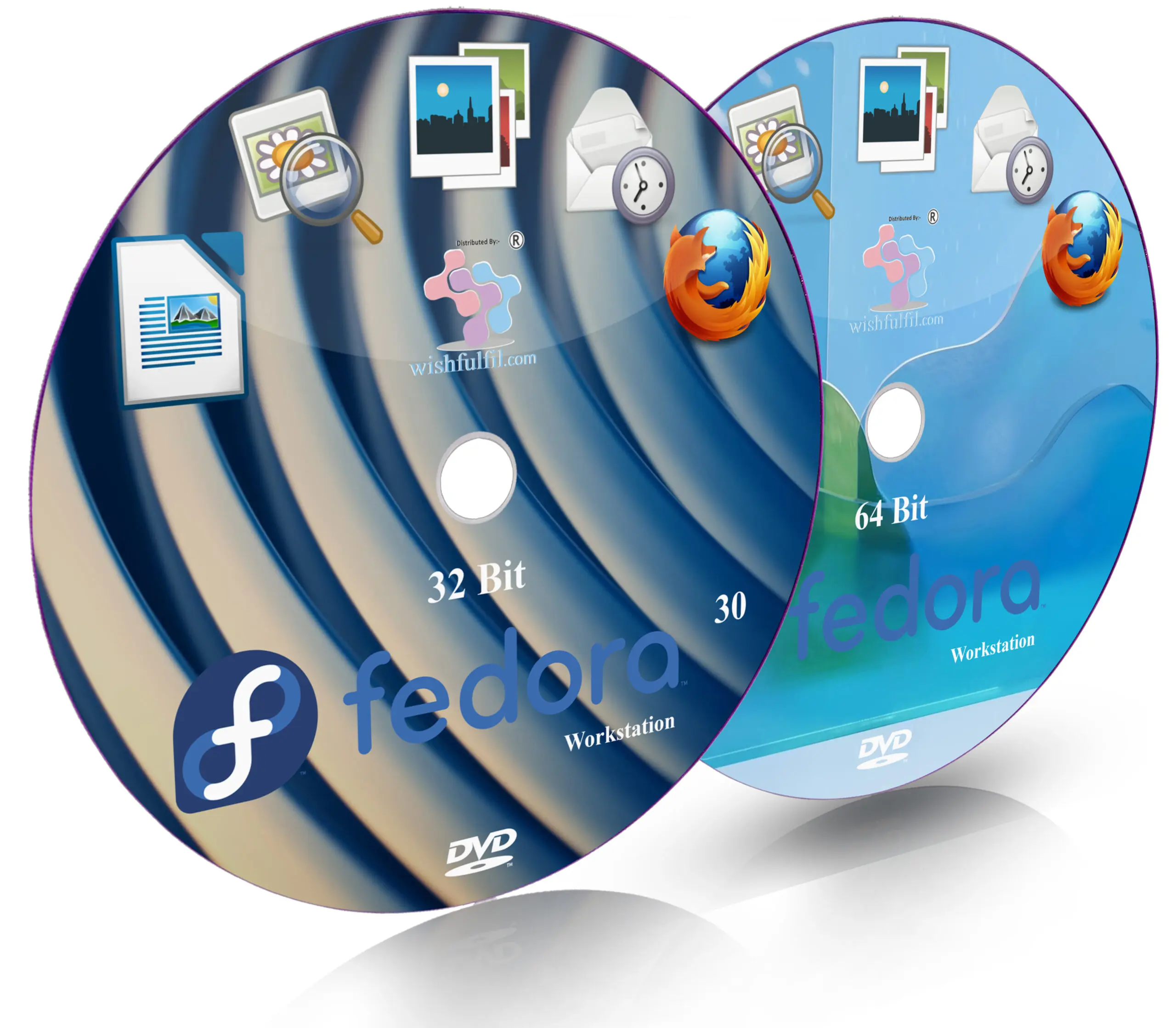 Fedora 41 GNOME and Fedora 30 GNOME 32 Bit and 64 Bit Live Bootable DVD