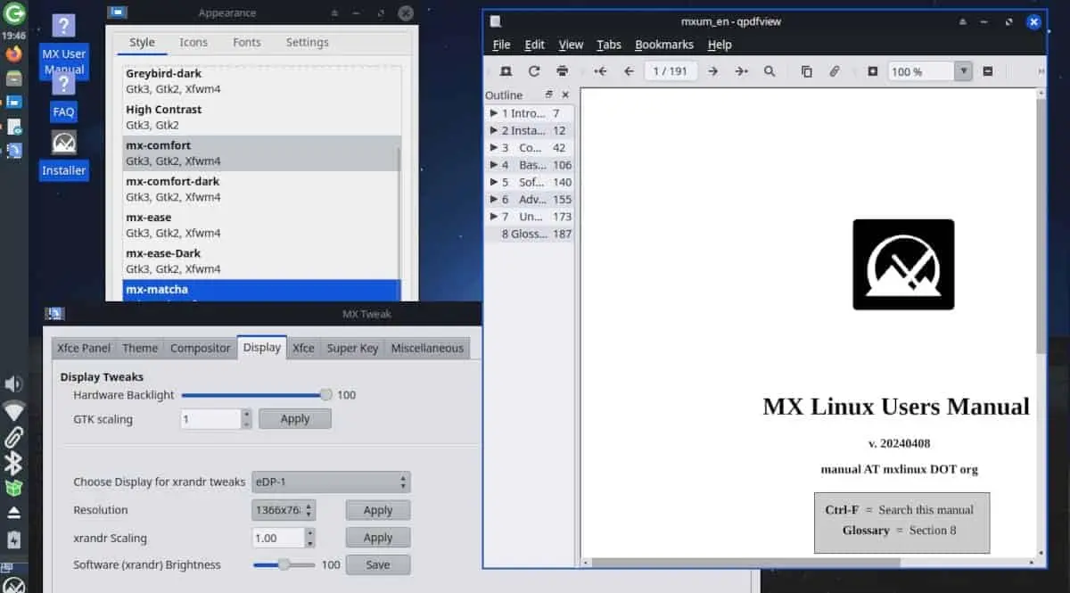 MX Linux 25 XFCE 64 Bit Live Bootable Installation 32GB Pen Drive - Image 8