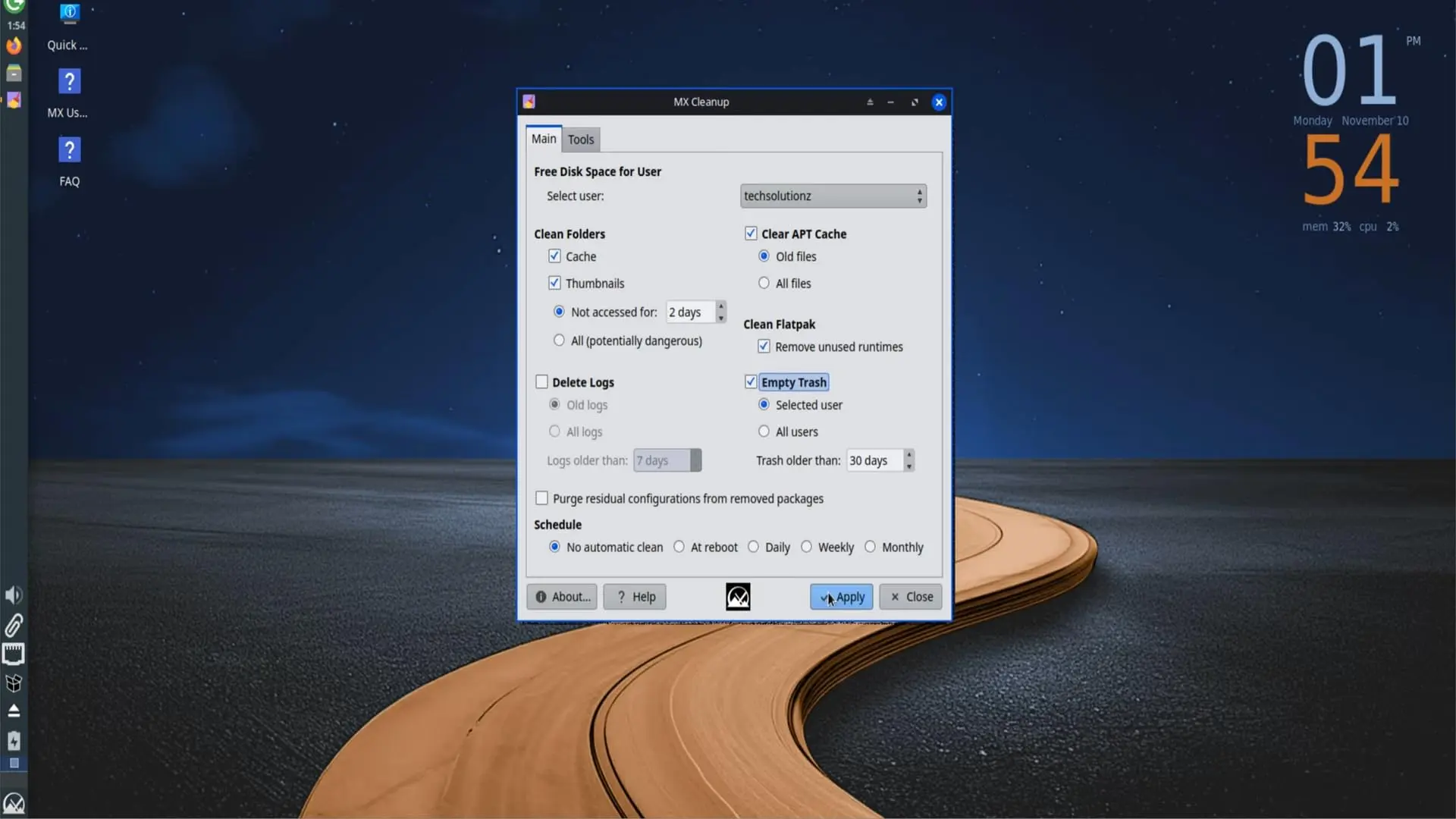 wishfulfil MX Linux 25 XFCE 64 Bit Live Bootable Installation DVD - Image 7