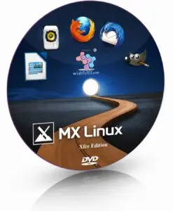 wishfulfil MX Linux 25 XFCE 64 Bit Live Bootable Installation DVD