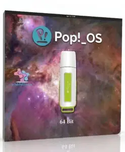 Pop!_OS 24.04 64 Bit Live Bootable Installation 32GB Pen Drive