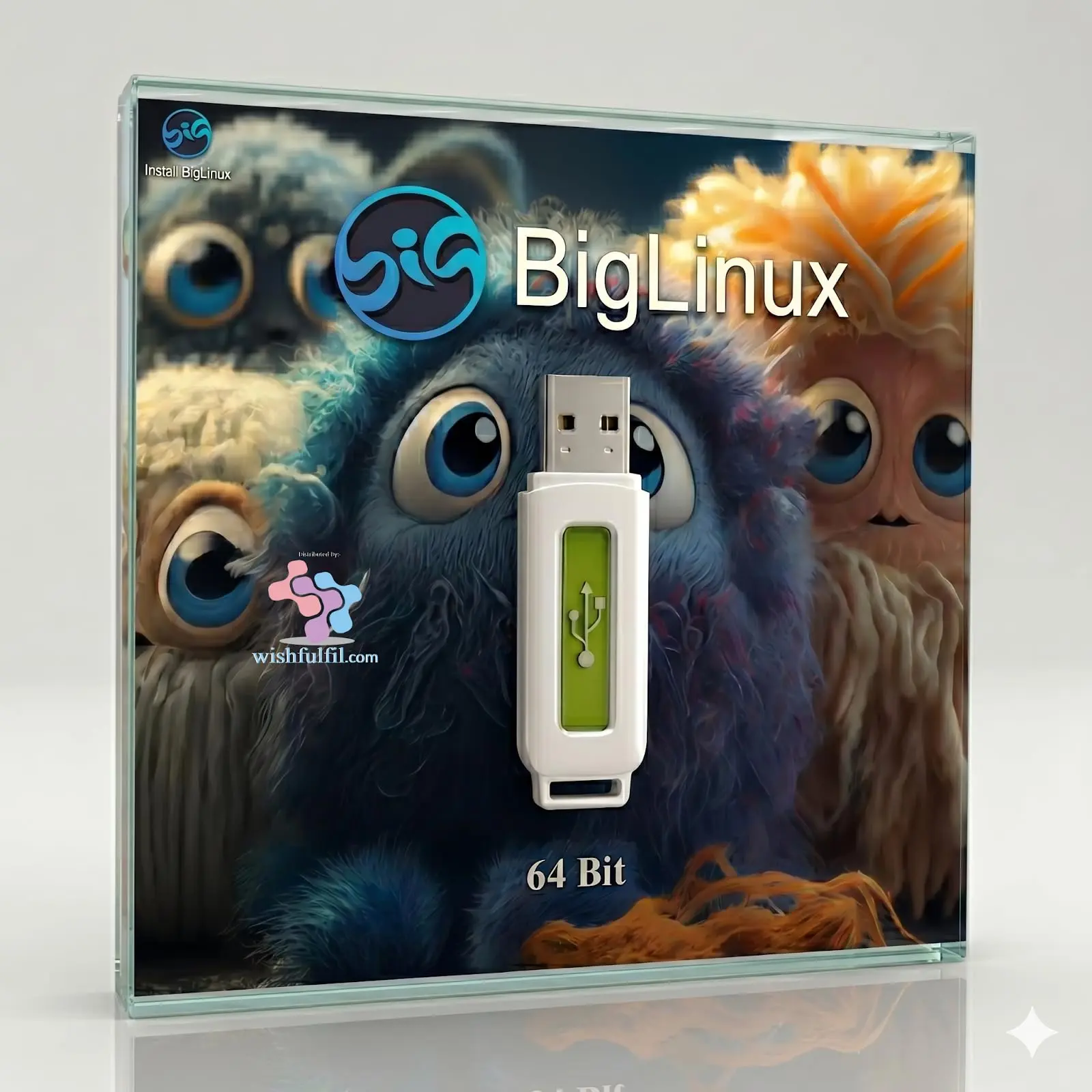BigLinux KDE 64 Bit Live Bootable Installation 32 GB Pen Drive