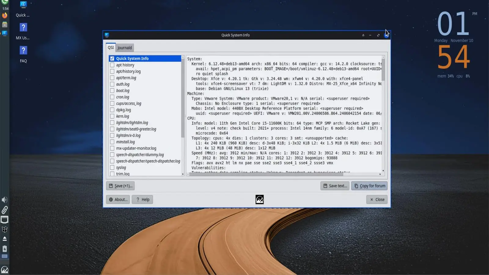 MX Linux 25 XFCE 64 Bit Live Bootable Installation 32GB Pen Drive - Image 7