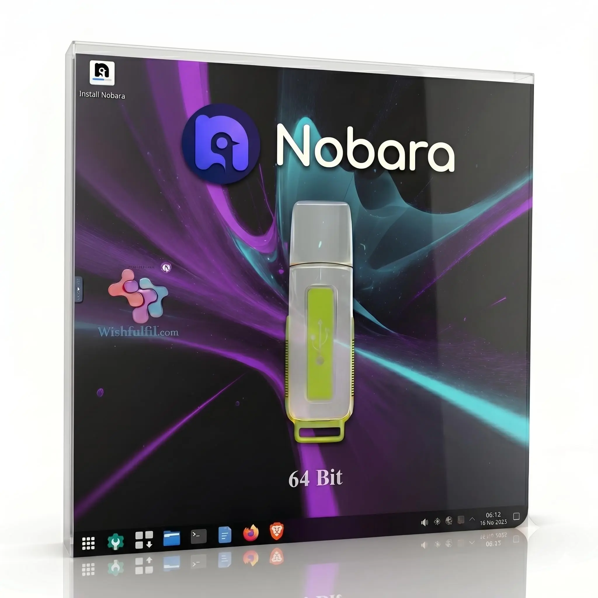 Nobara 64 Bit Live Bootable Installation 32 GB Pen Drive